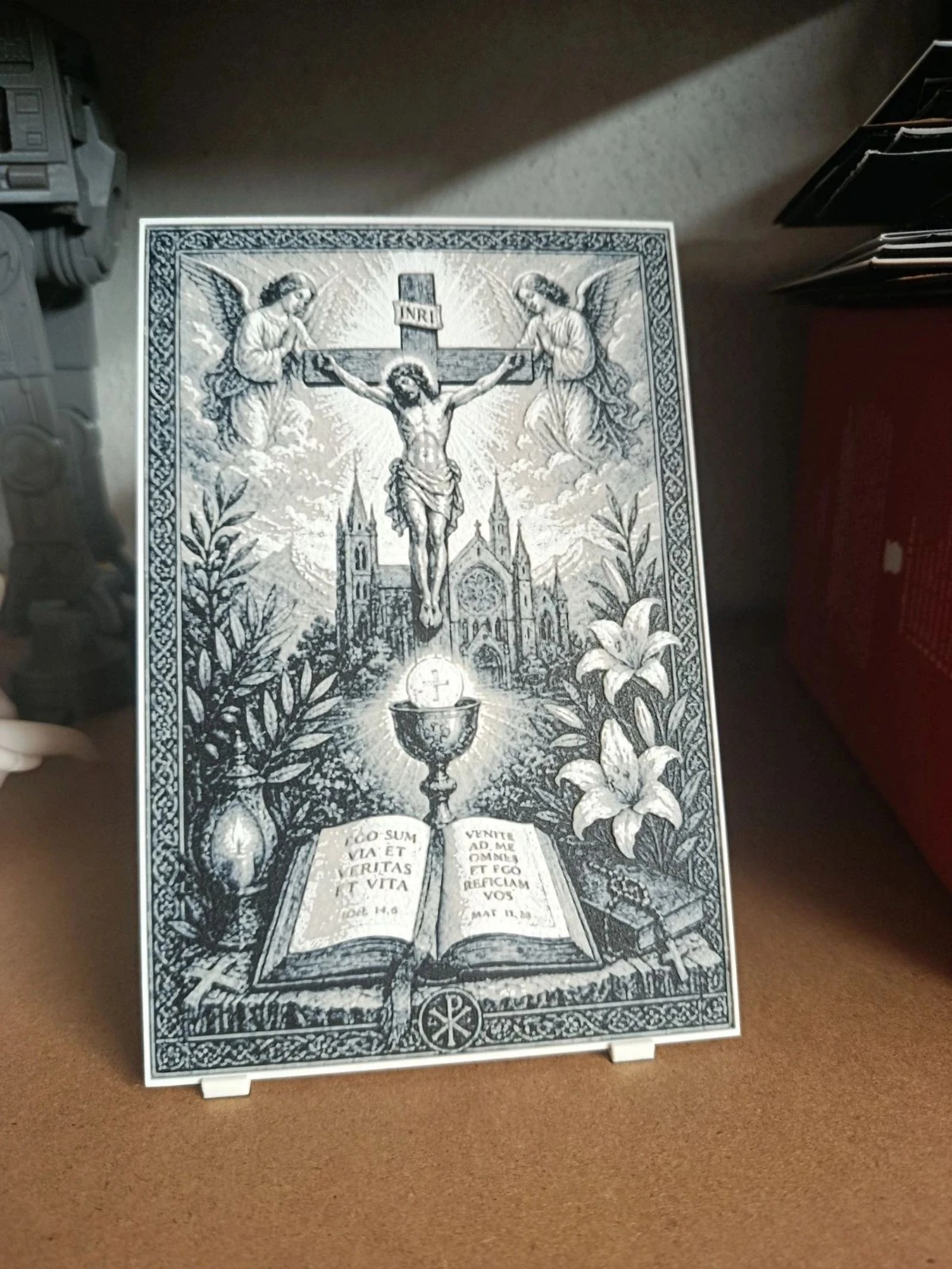Jésus Christ crucifié peinture 3d 